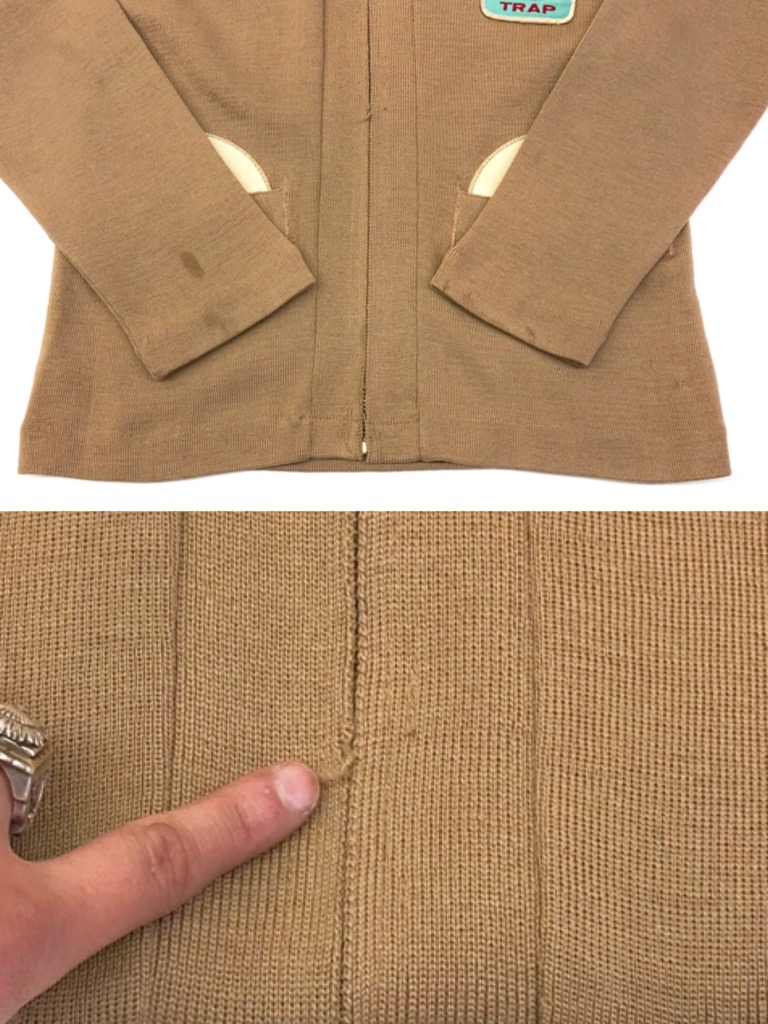 60s WHITING SHOOTING KNIT CARDIGAN. | 古着屋【True vintage 