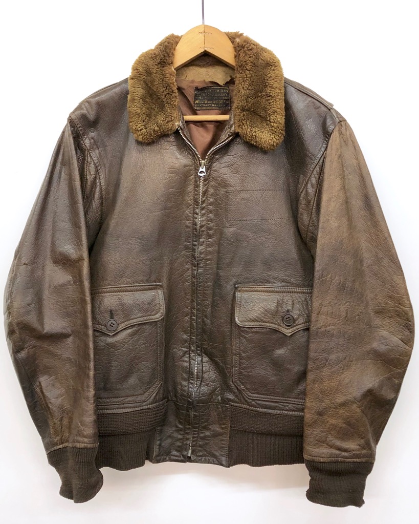 40s U.S.NAVY M 422A FLIGHT JACKET. | 古着屋【True vintage ...