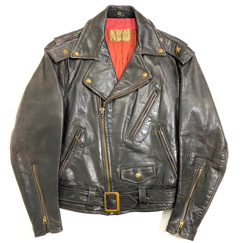 50s DURABLE ONE STAR RIDERS JACKET. | 古着屋【True vintage】ヴィンテージ古着の通販ショップ