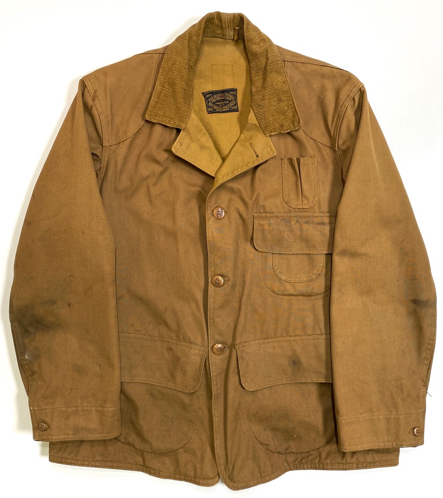 30s DRY BACK HUNTING JACKET. | 古着屋【True vintage