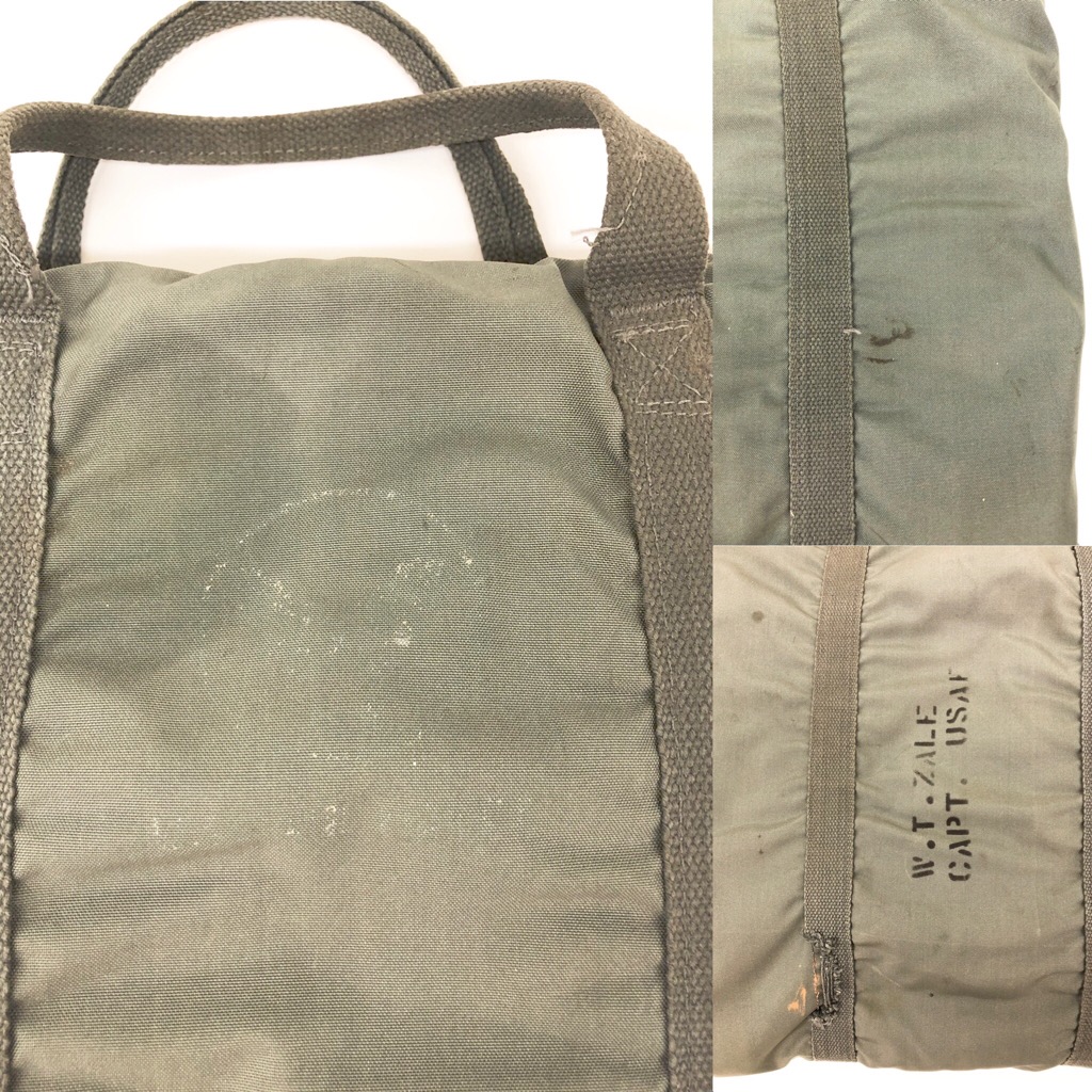 50s U.S.A.F. MILITARY HELMET BAG. 1st MODEL. | 古着屋【True