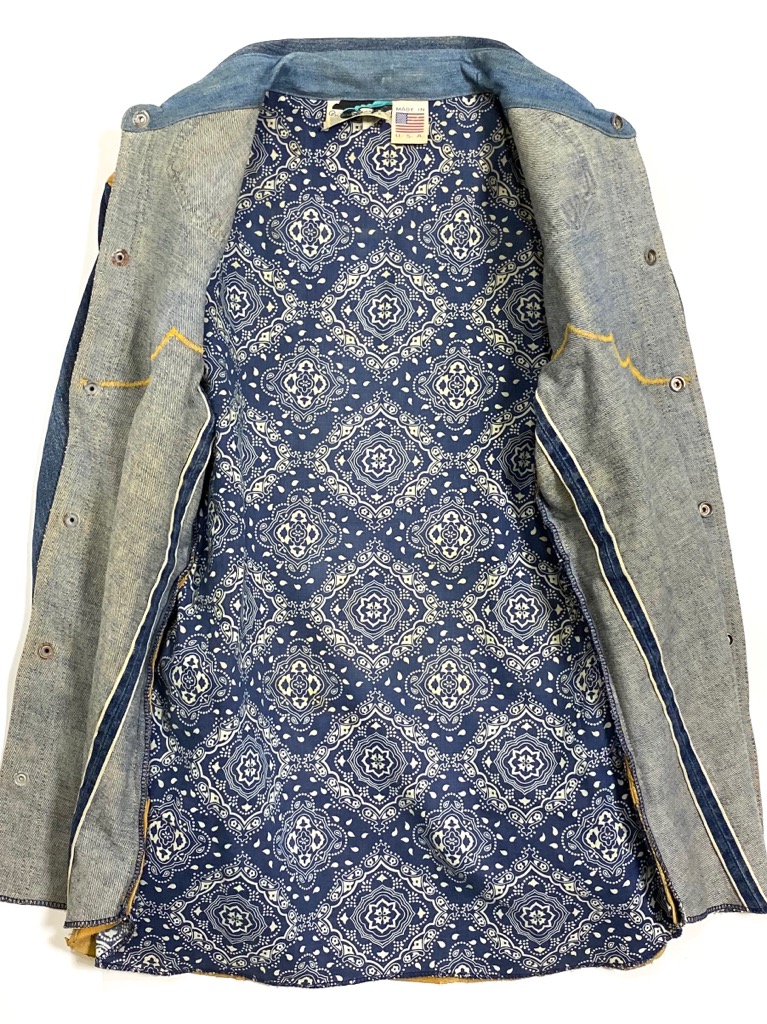 70s ANTONIO GUISEPPE HIPPE DENIM SET UP. | 古着屋【True vintage
