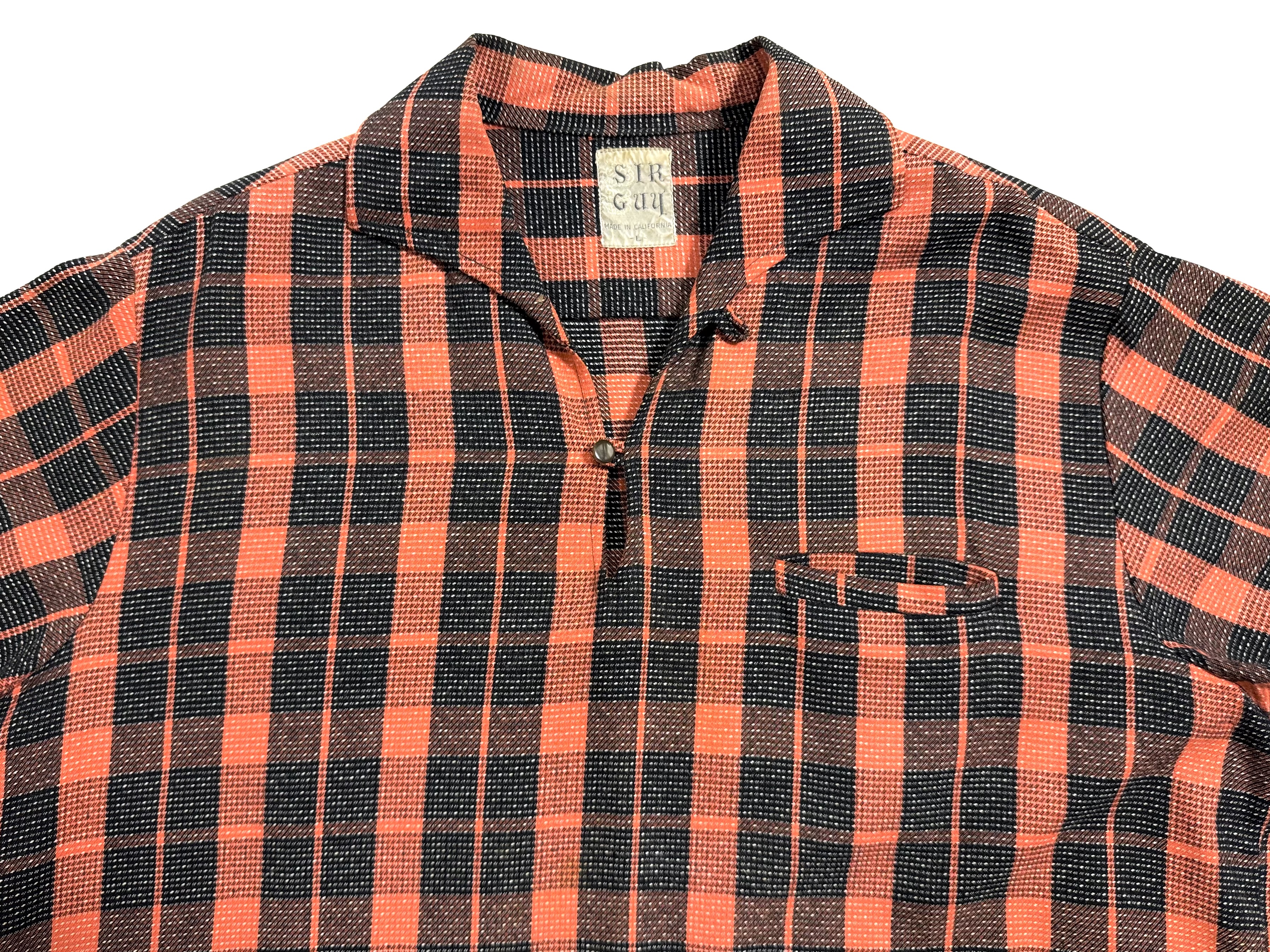 60s SIR GUY PULLOVER SHIRT. | 古着屋【True vintage】ヴィンテージ 
