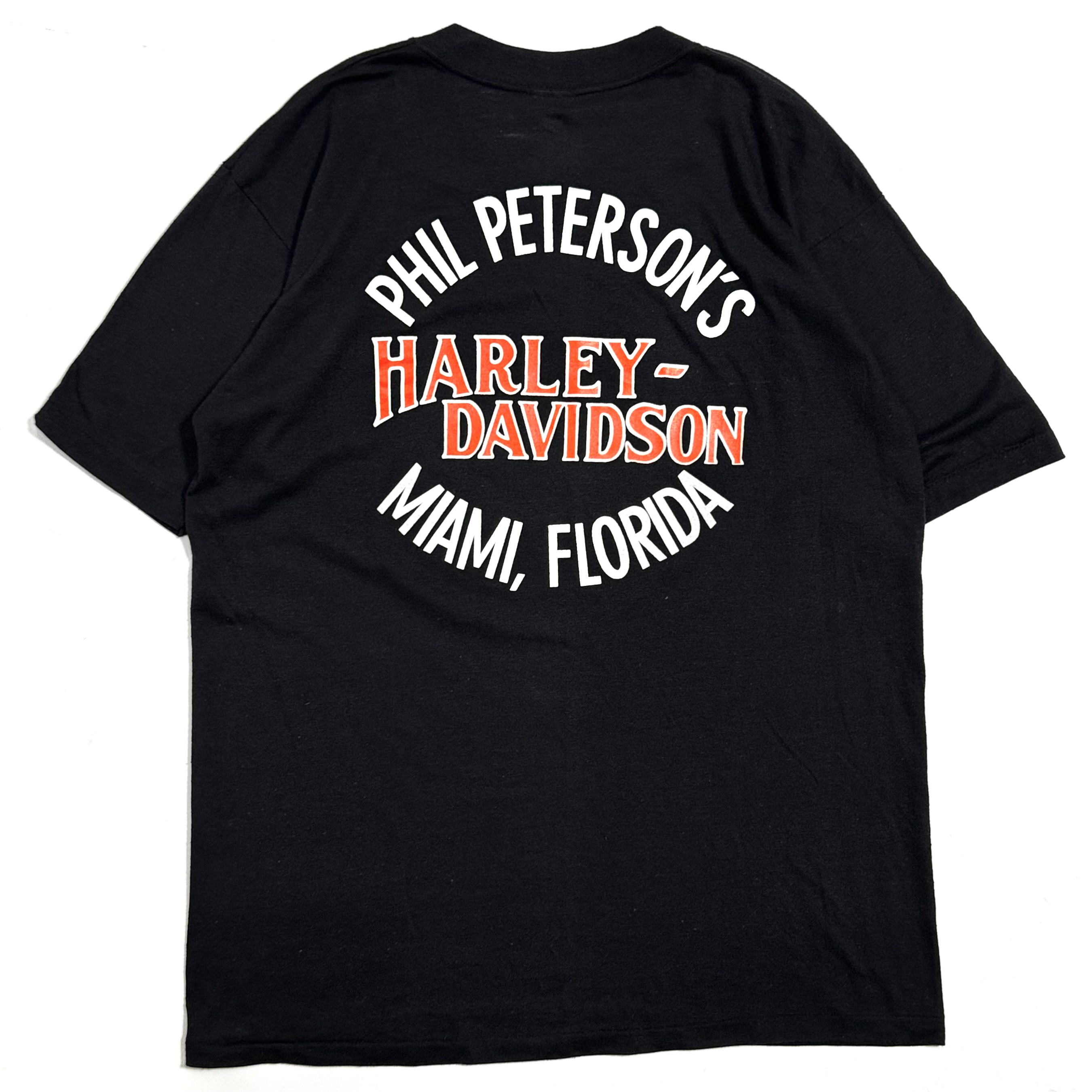 80s HARLEY DAVIDSON BIKER Tee. | 古着屋【True vintage