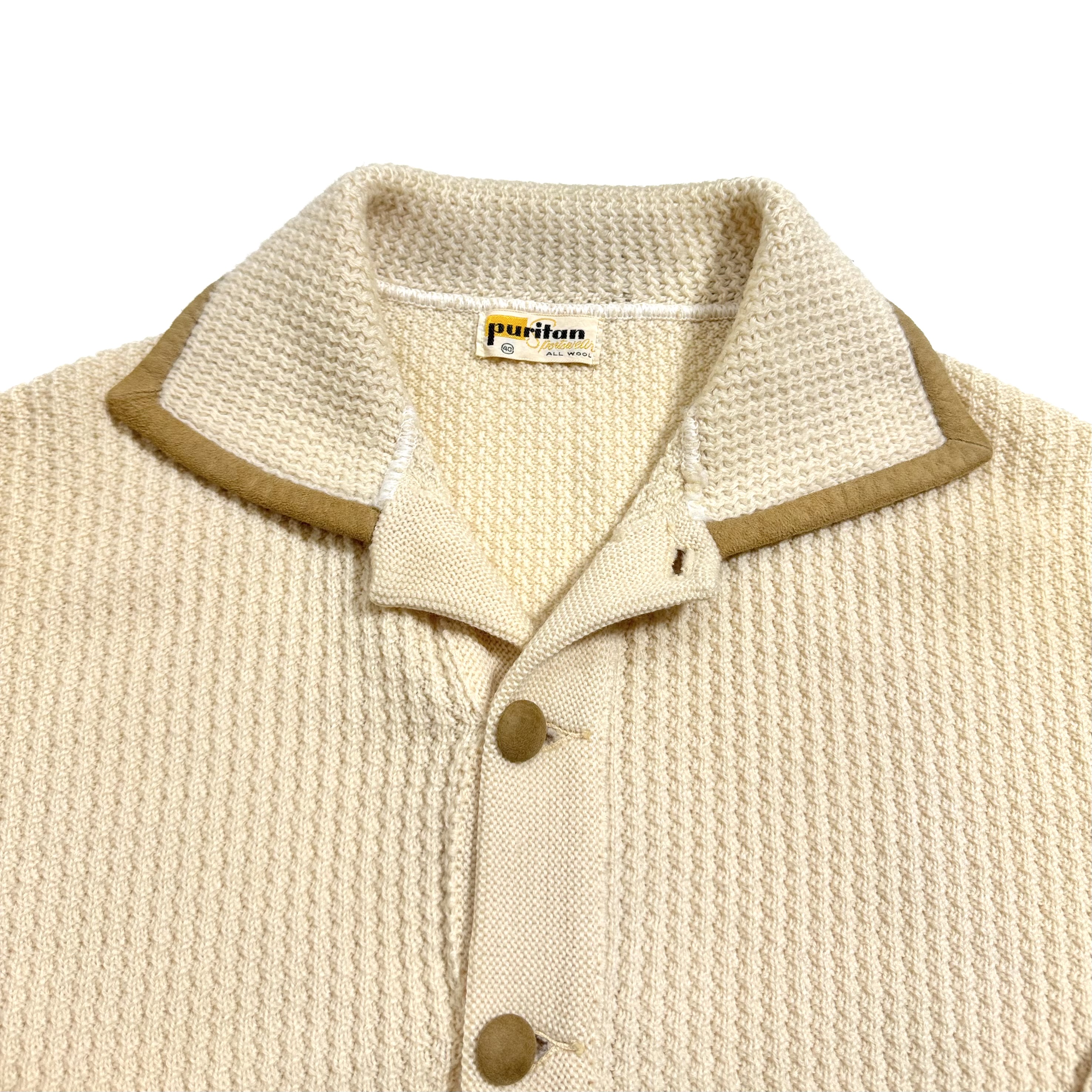 60s PURITAN ROCKABILLY KNIT CARDIGAN. | 古着屋【True vintage