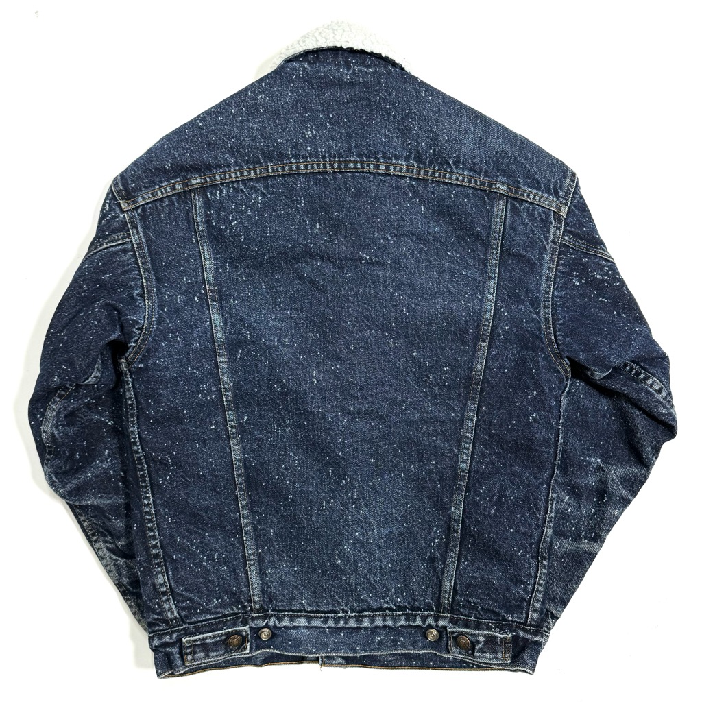 90s Levi's GALACTIC WASH DENIM BOA JACKET. | 古着屋【True