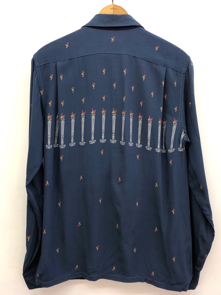 50s SHIRTCRAFT PRINT RAYON SHIRT. | 古着屋【True vintage