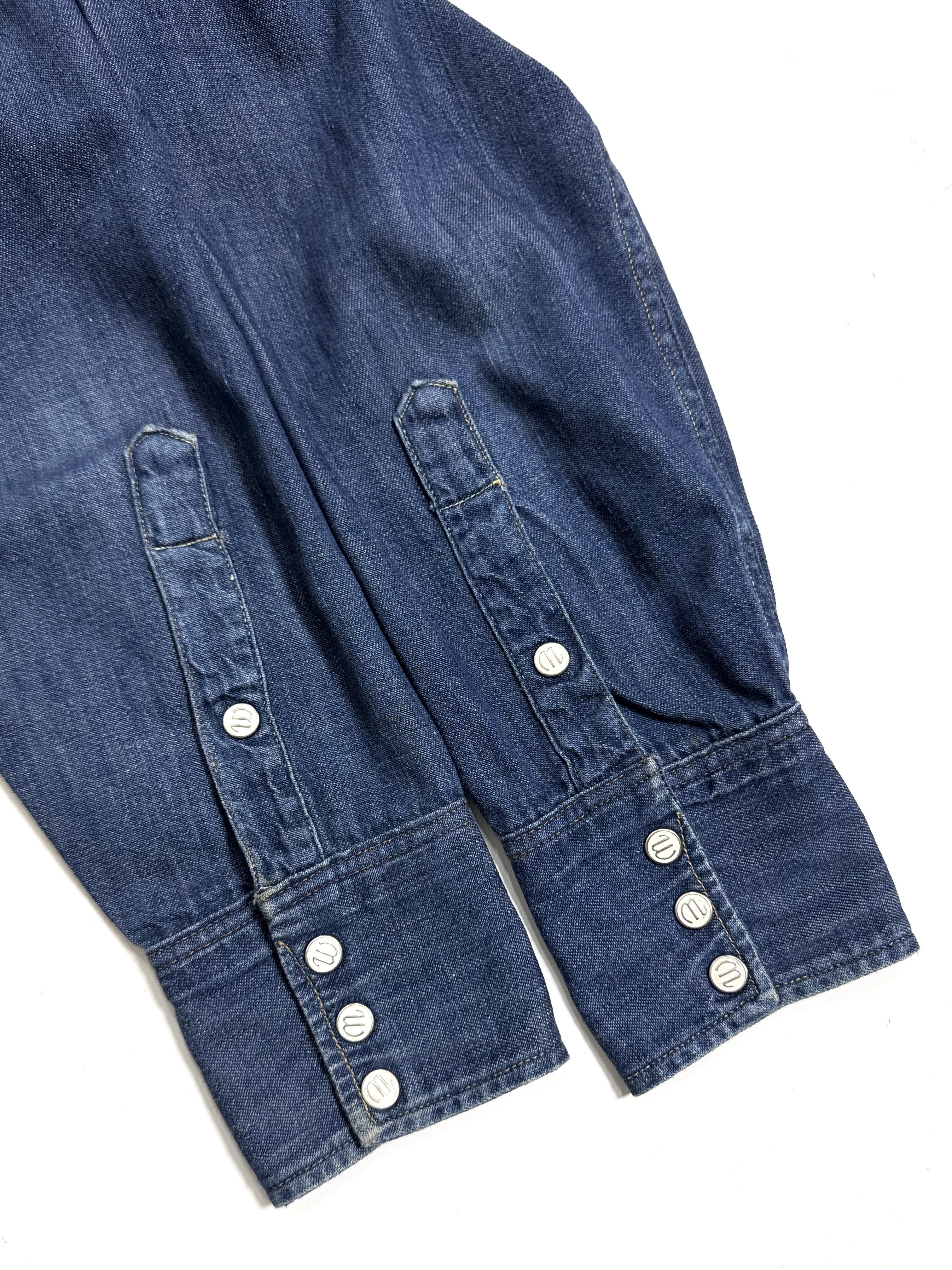 60s WRANGLER 27MW DENIM WESTERN SHIRT. | 古着屋【True vintage