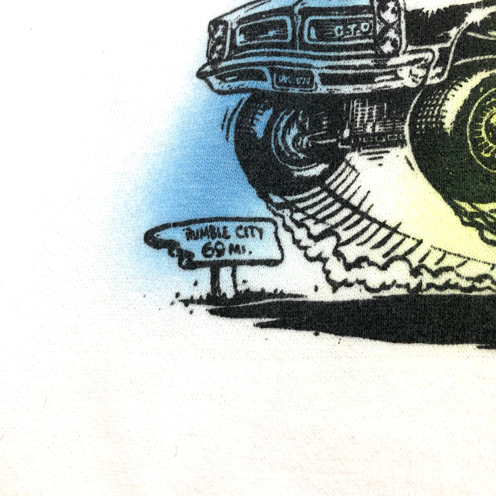 60s Ed ROTH. HOTROD PRINT S/S SWEAT SHIRT. | 古着屋【True