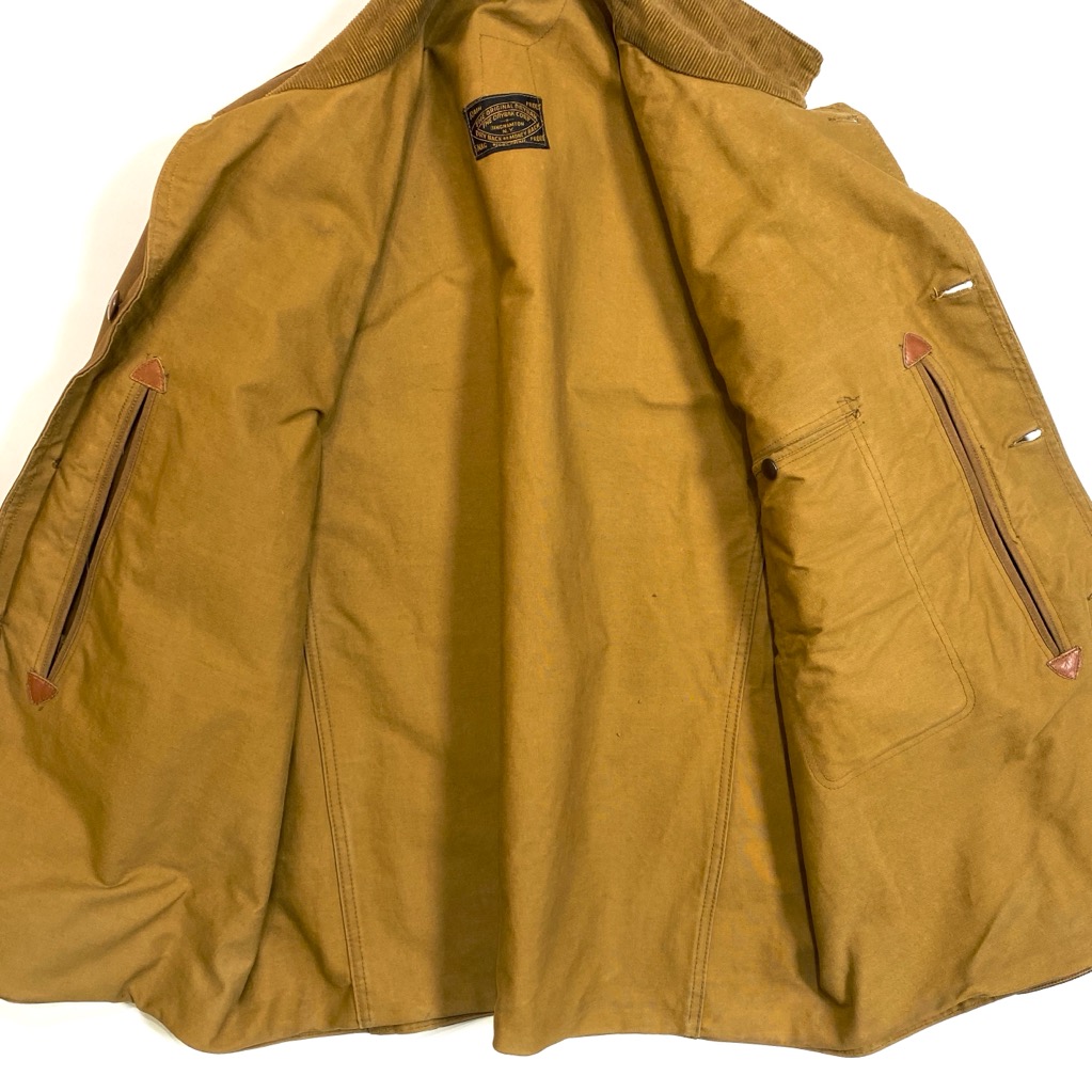 30s DRY BACK HUNTING JACKET. | 古着屋【True vintage】ヴィンテージ