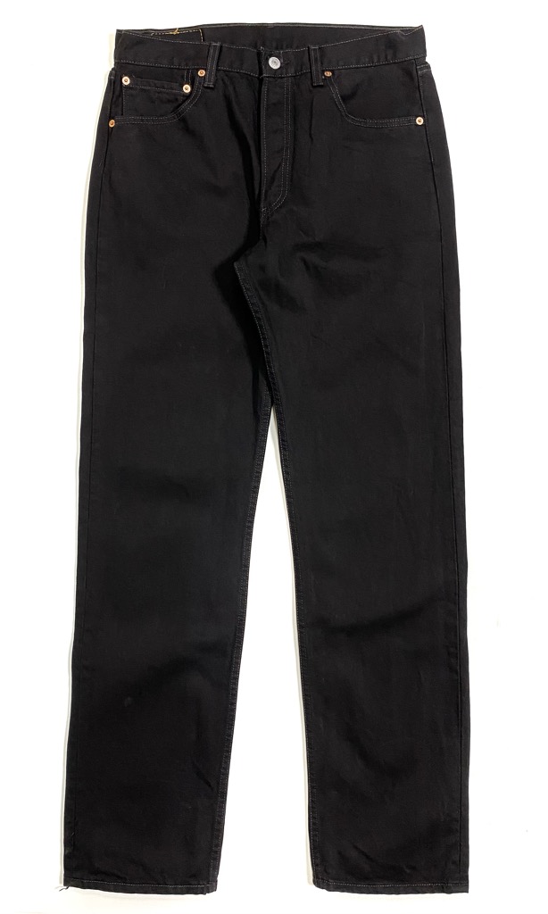 00s Levi's ONE WASHED 501-0660 BLACK DENIM PANTS. | 古着屋【True