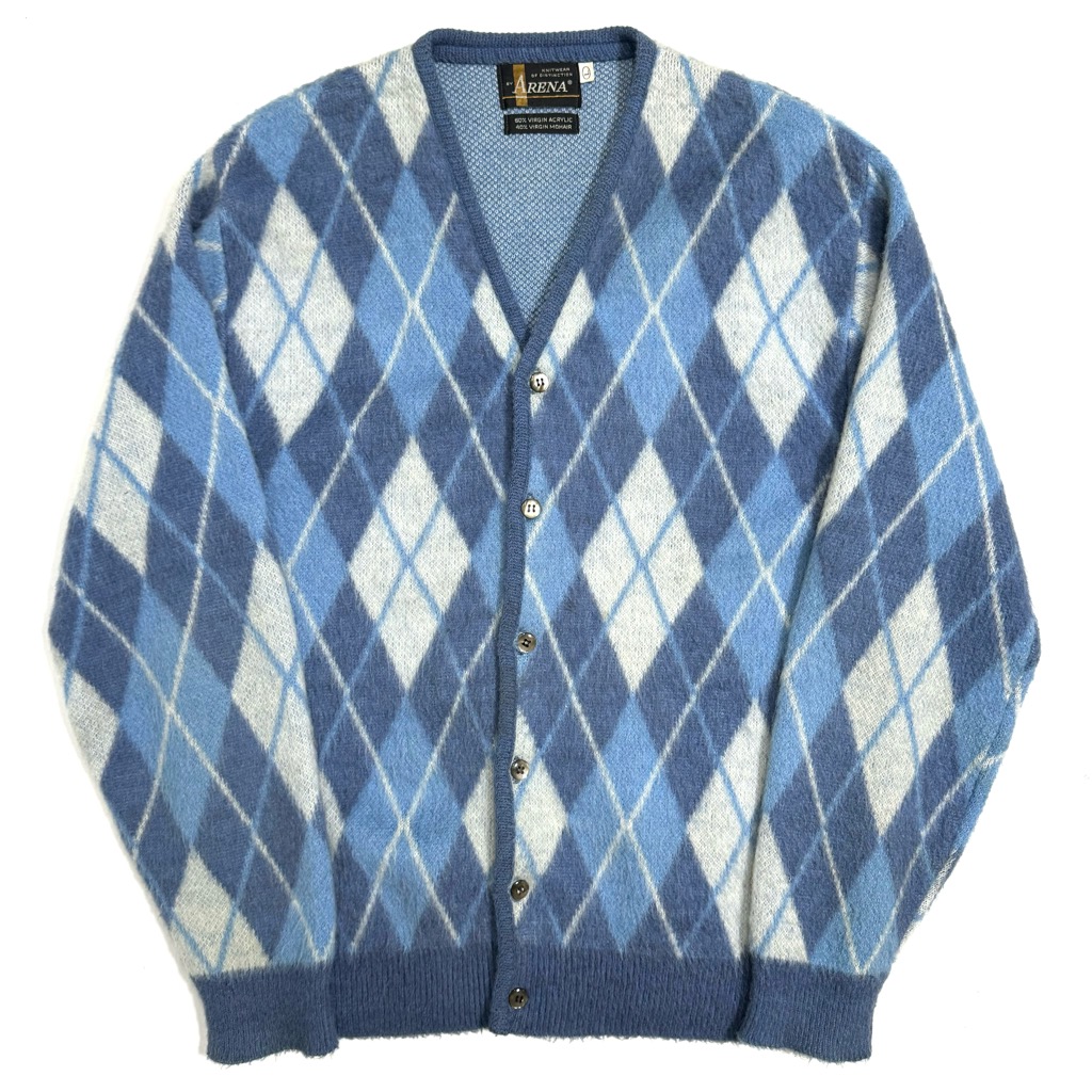 60s by ARENA mohair cardigan vintage