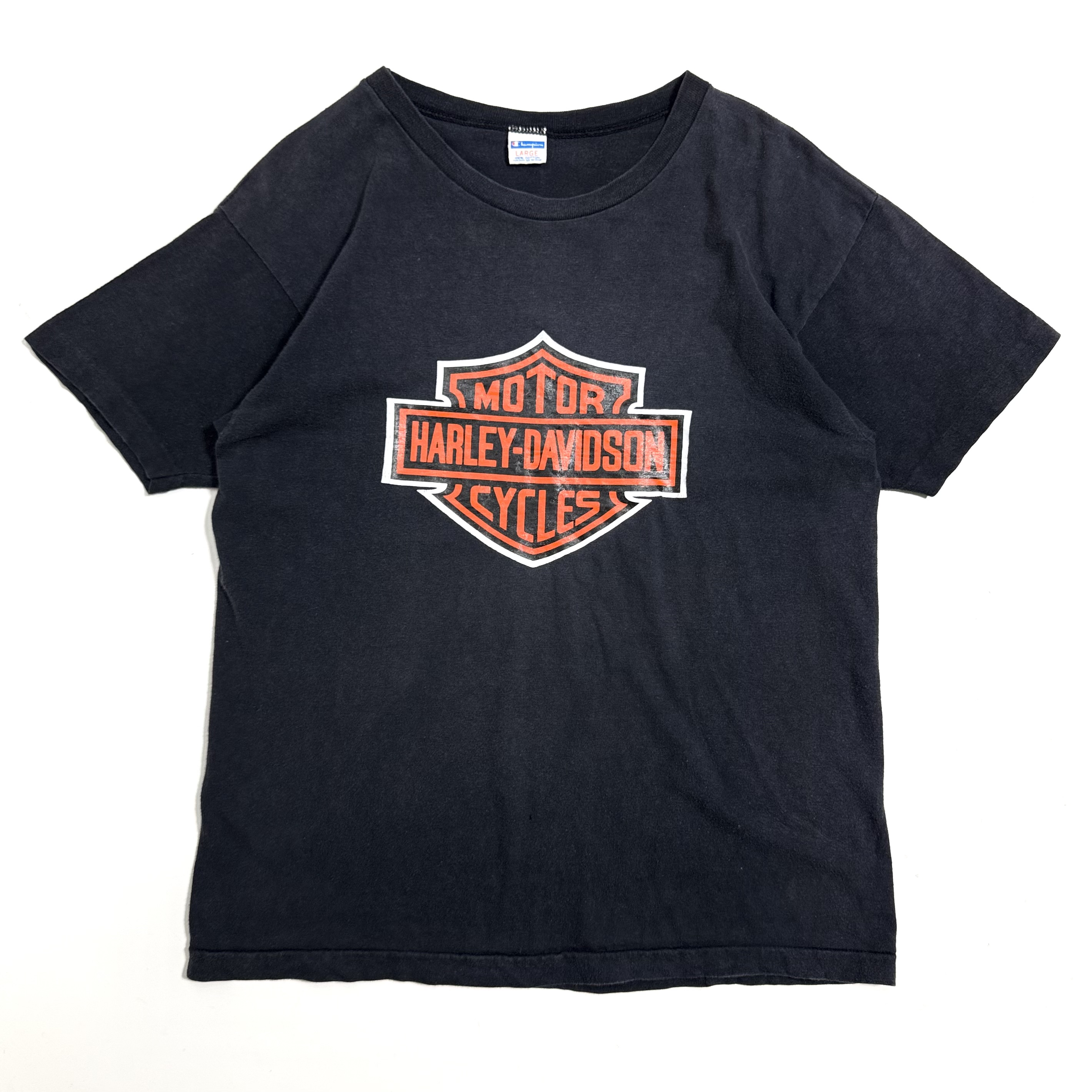 70s CHAMPION×HARLEY DAVIDSON BIKER Tee. | 古着屋【True vintage