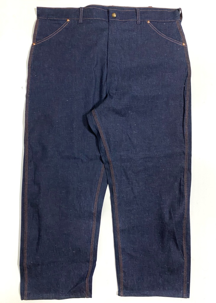 50s BIG YANK DEAD STOCK DENIM PAINTER PANTS. | 古着屋【True 