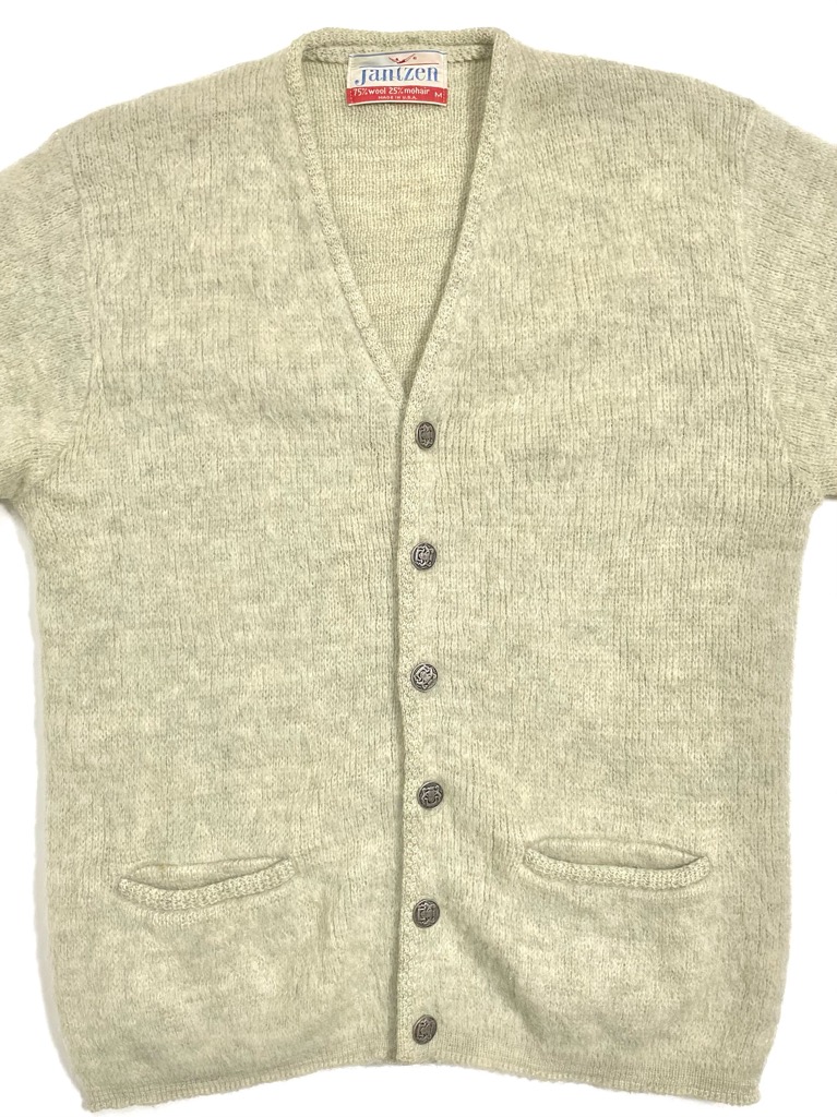 jantzen mohair モヘア カーディガン 60s dead stock