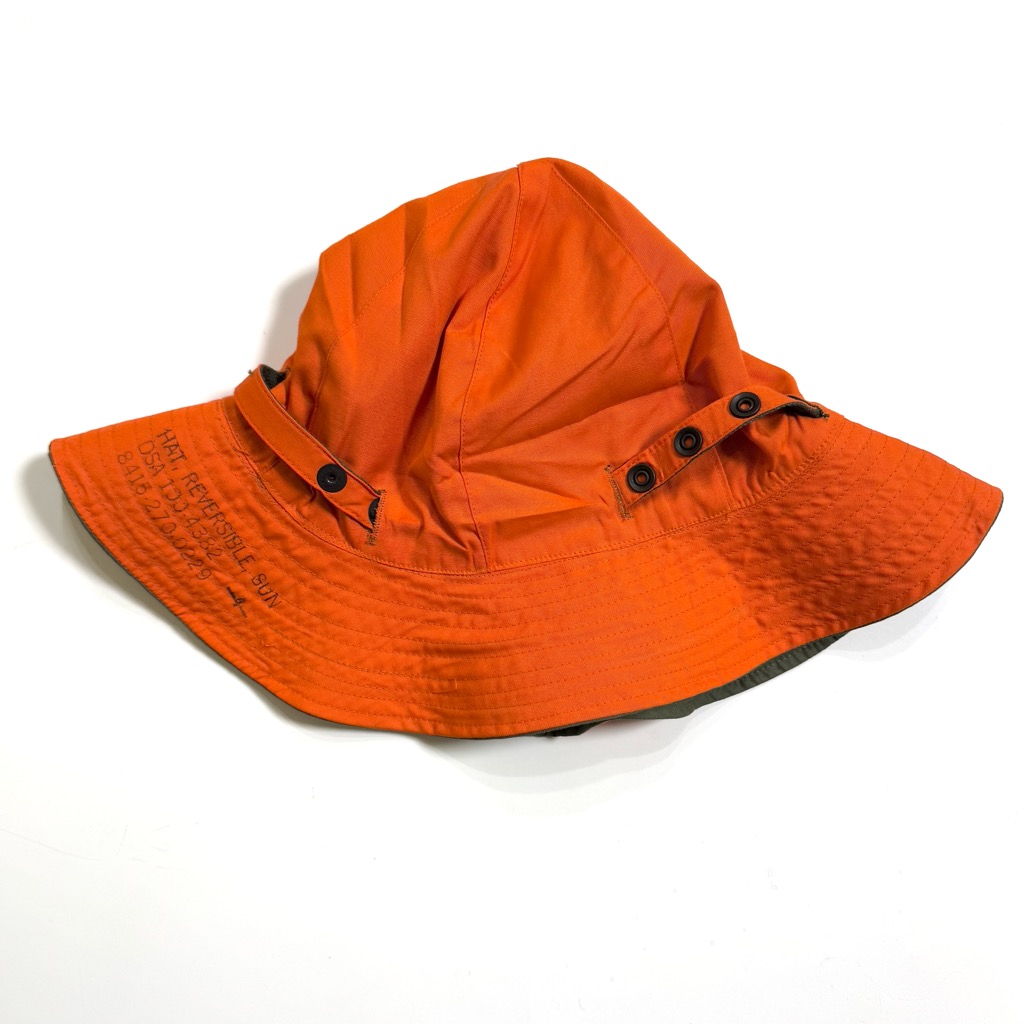 USARMY 80s ビンテージ リバーシブル サンハットvintage USARMY 80s ビンテージ リバーシブル サンハットvintage USARMY 80s