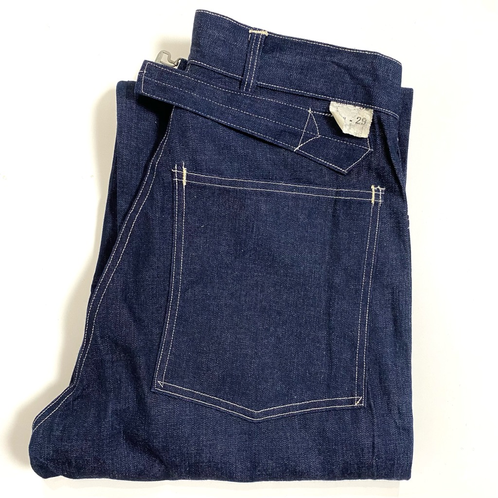 【新品同様】フィグベル 30s US.ARMY インディゴデニム トラウザーズ 新品同様】フィグベル 30s US.ARMY インディゴデニム トラウザー