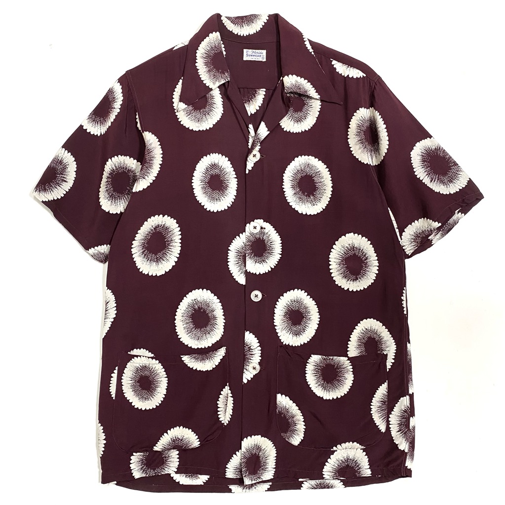 50s FLORIDA SUNWEAR HAWAIIAN SHIRT. | 古着屋【True vintage