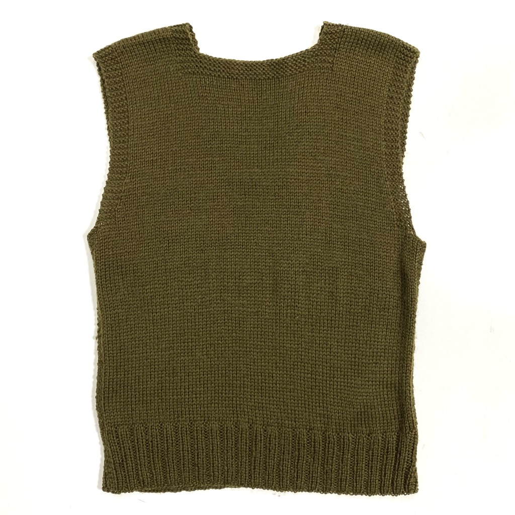 40s AMERICAN RED CROSS MILITARY KNIT VEST. | 古着屋【True vintage