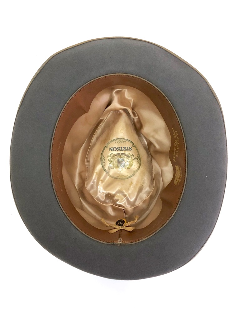 50's Royal De Luxe STETSON ステットソン ボーラーハット ブラック 7 1/8 ビンテージ/STETSONIAN ステットソニアン Cowboy Hat Walnut Stratoliner Hat 1950s Stetson Royal De Luxe The