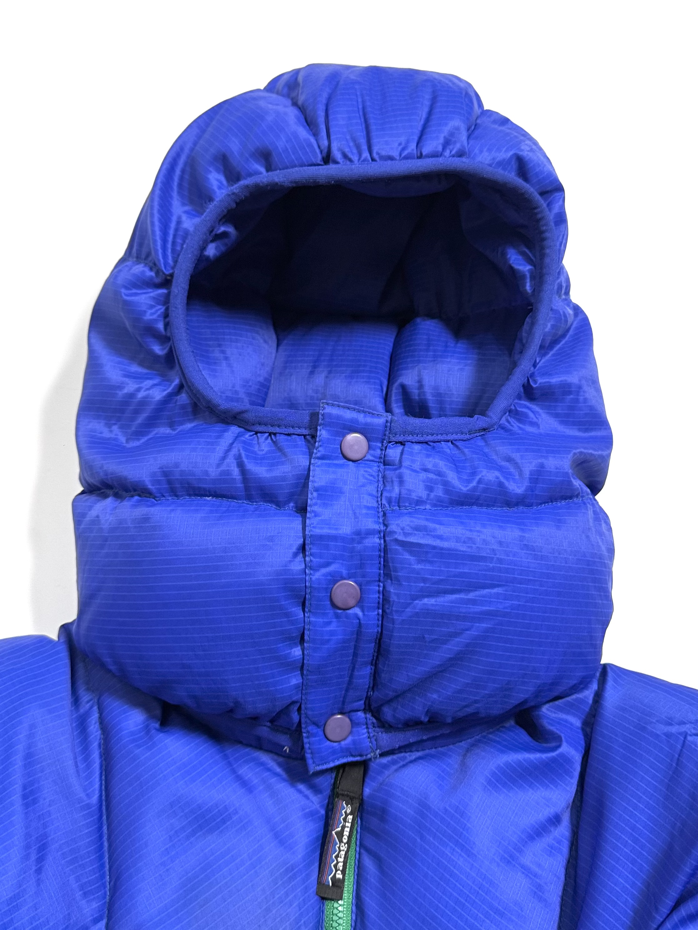 80s~ patagonia DOWN JACKET with HOOD. | 古着屋【True vintage