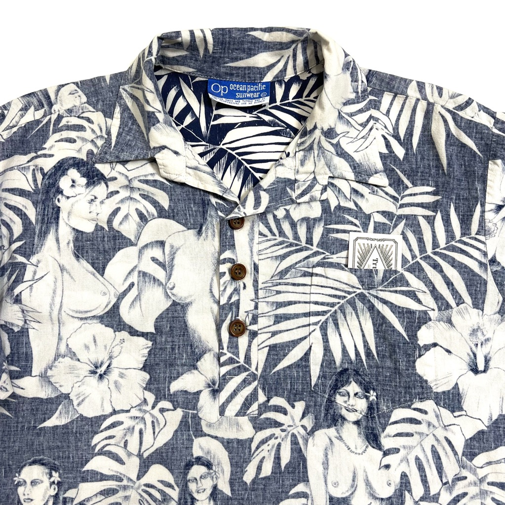 70s OCEANPACIFIC. REVERSE PRINT. 
