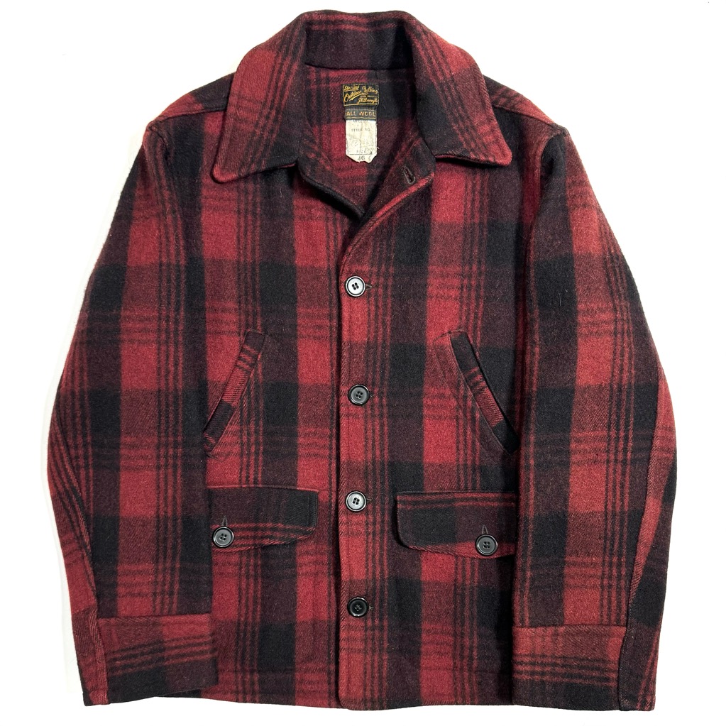 30s J.C.PENNEY STERLING WOOL HUNTING JACKET. | 古着屋【True