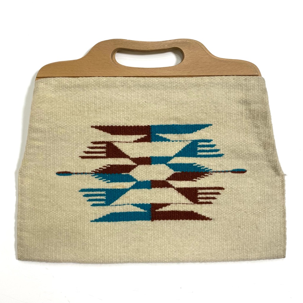 チマヨ　ウッドハンドルバッグ チマヨ ウッドハンドルバッグ Chimayo bag - Etsy 日本