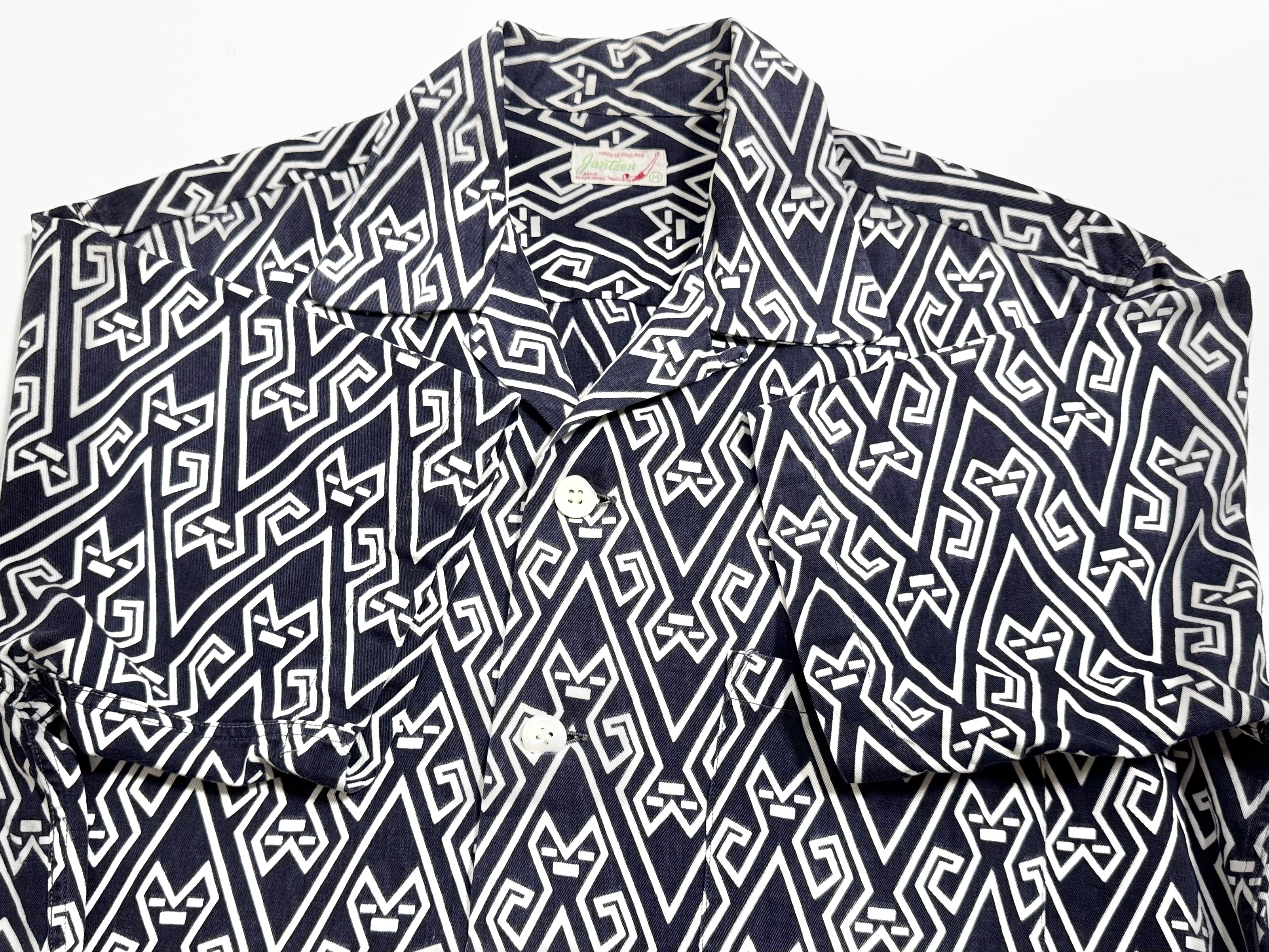 50s JANTZEN COTTON HAWAIIAN SHIRT. | 古着屋【True vintage