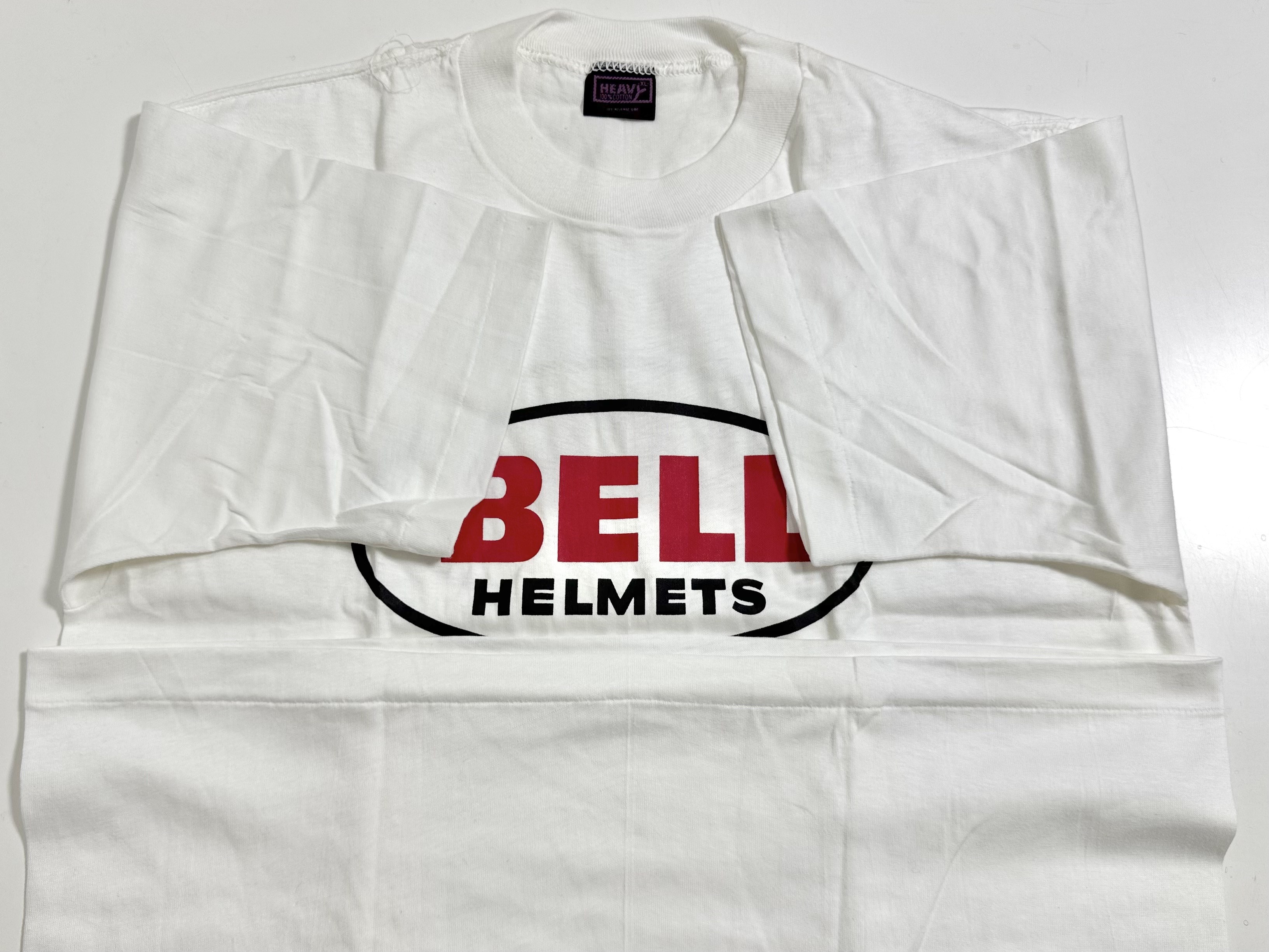 80s BELL HELMETS DEAD STOCK PRINT Tee. | 古着屋【True vintage