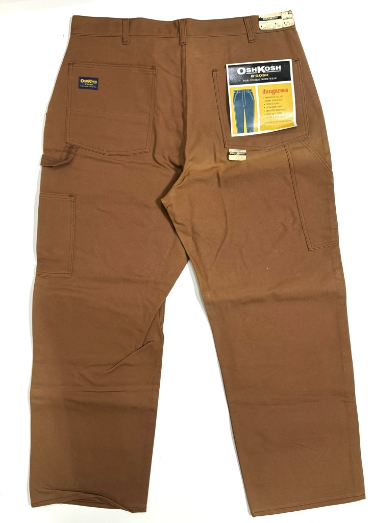 70s OSH KOSH DEAD STOCK W-KNEE DUCK PAINTER PANTS. | 古着屋【True