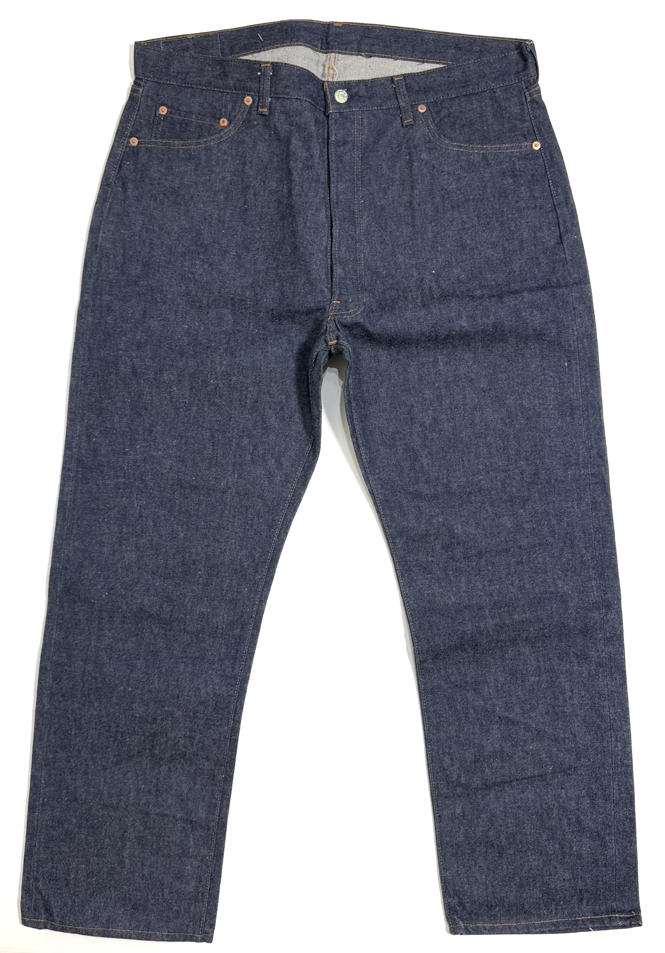 80s Levi's DEAD STOCK 501e RED LINE DENIM PANTS 