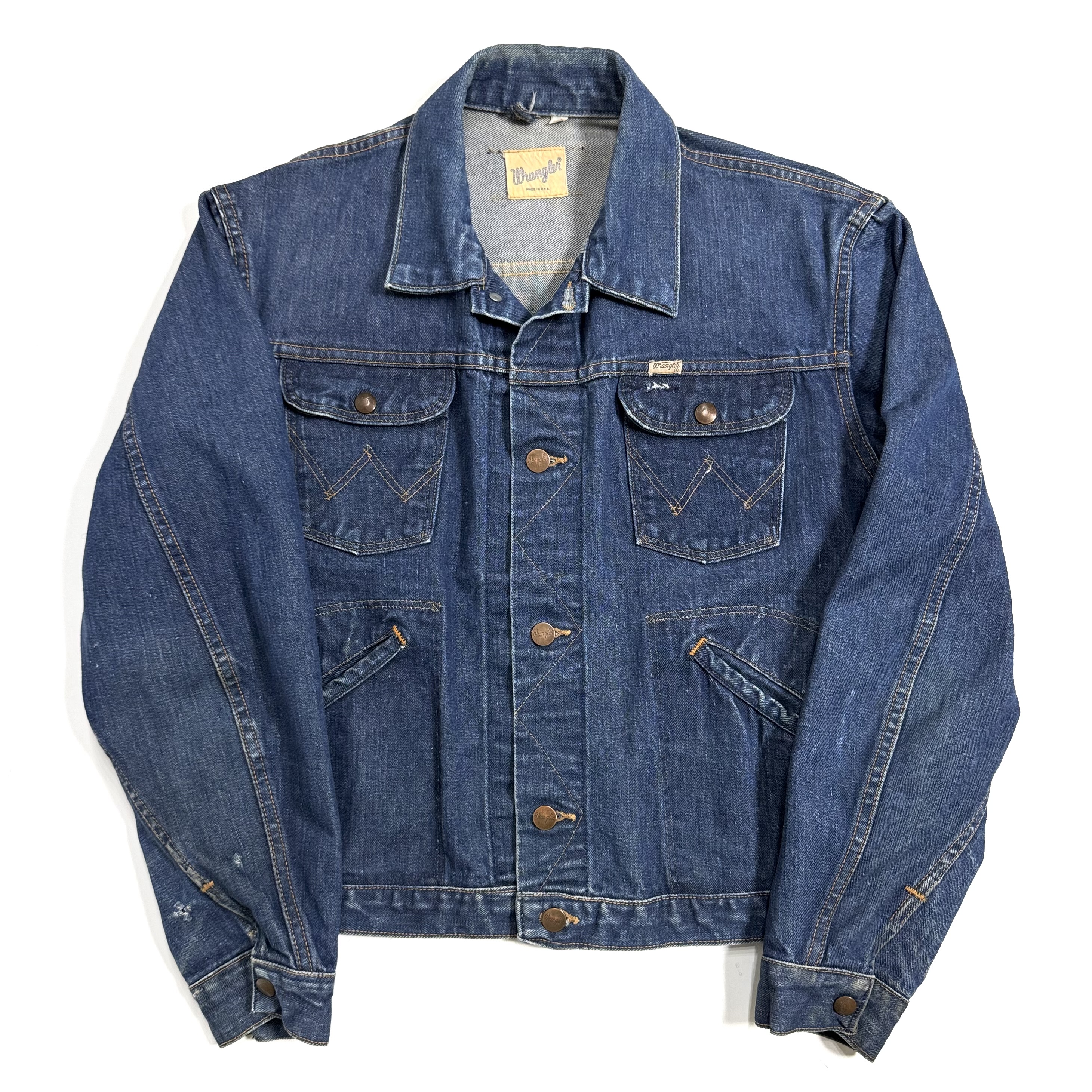 60s Wrangler 124mj / ラングラー 124mj 60s WRANGLER 124MJ DENIM JACKET. | 古着屋【True vintage