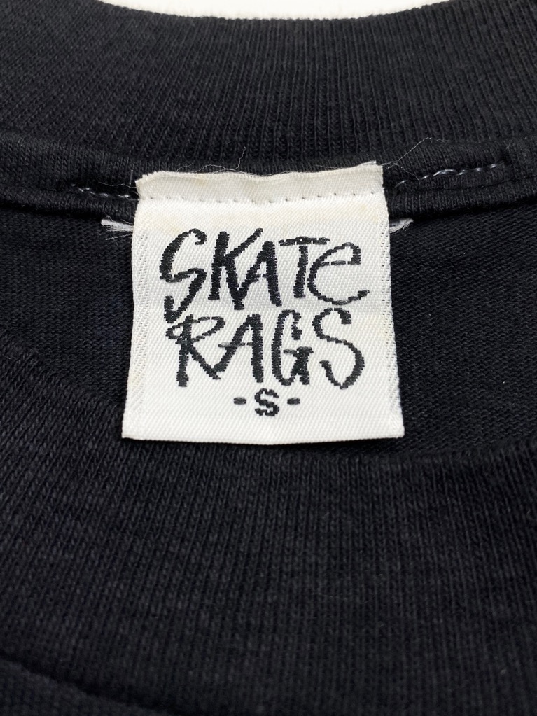 80s SKATE RAGS DEAD STOCK PRINT Tee. | 古着屋【True vintage