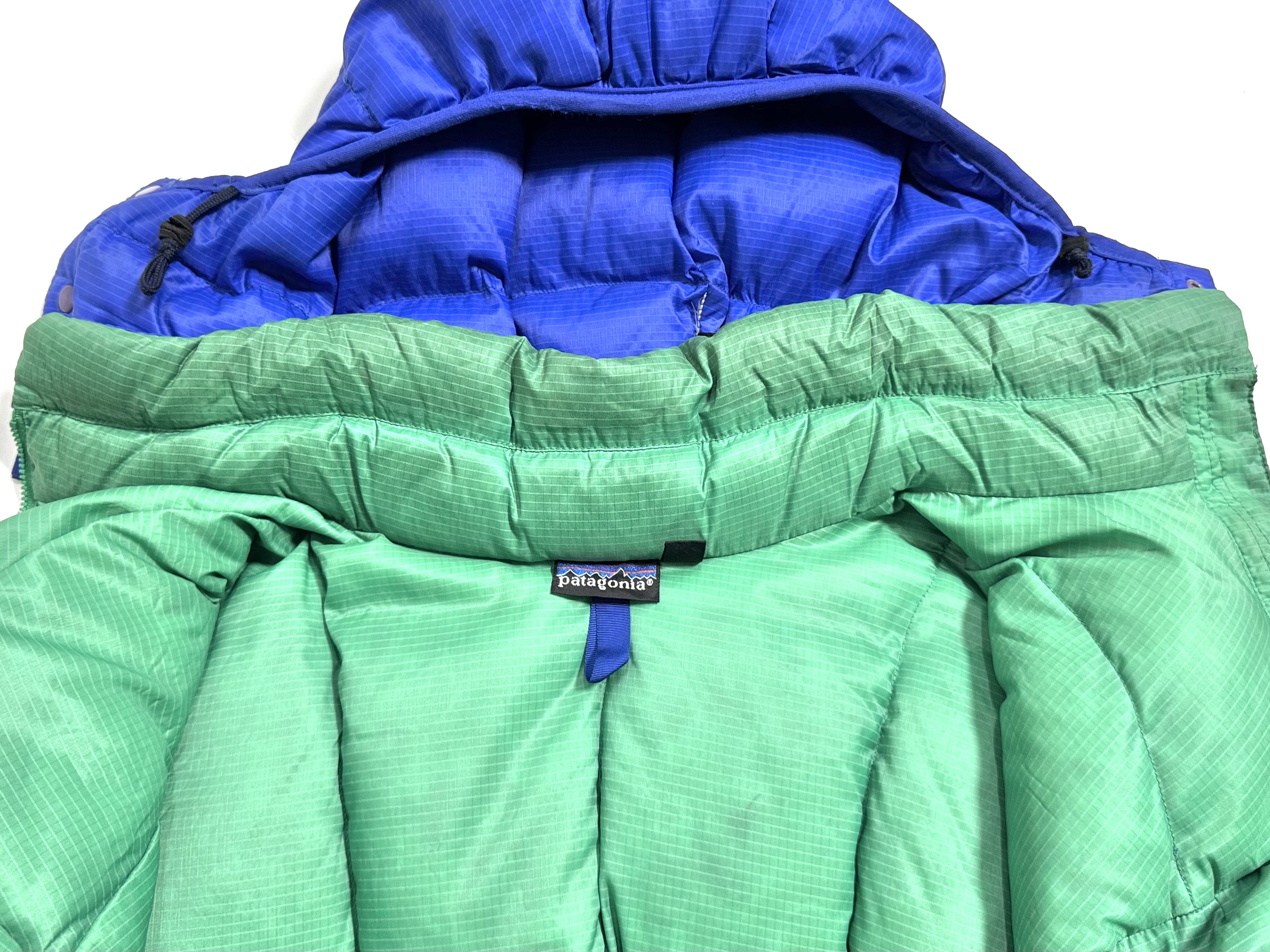 patagonia ジャケット コート ヴィンテージ 廃盤 レア 80s~ patagonia DOWN JACKET with HOOD. | 古着屋【True vintage