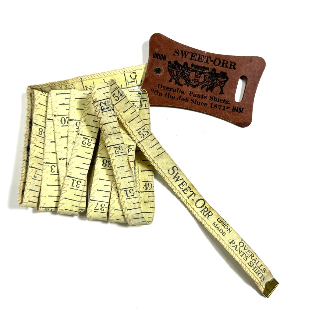 希少✨SWEET-ORR ADVERTISING TAPE MEASURE SWEET-ORR ADVERTISING TAPE MEASURE. | 古着屋【True vintage