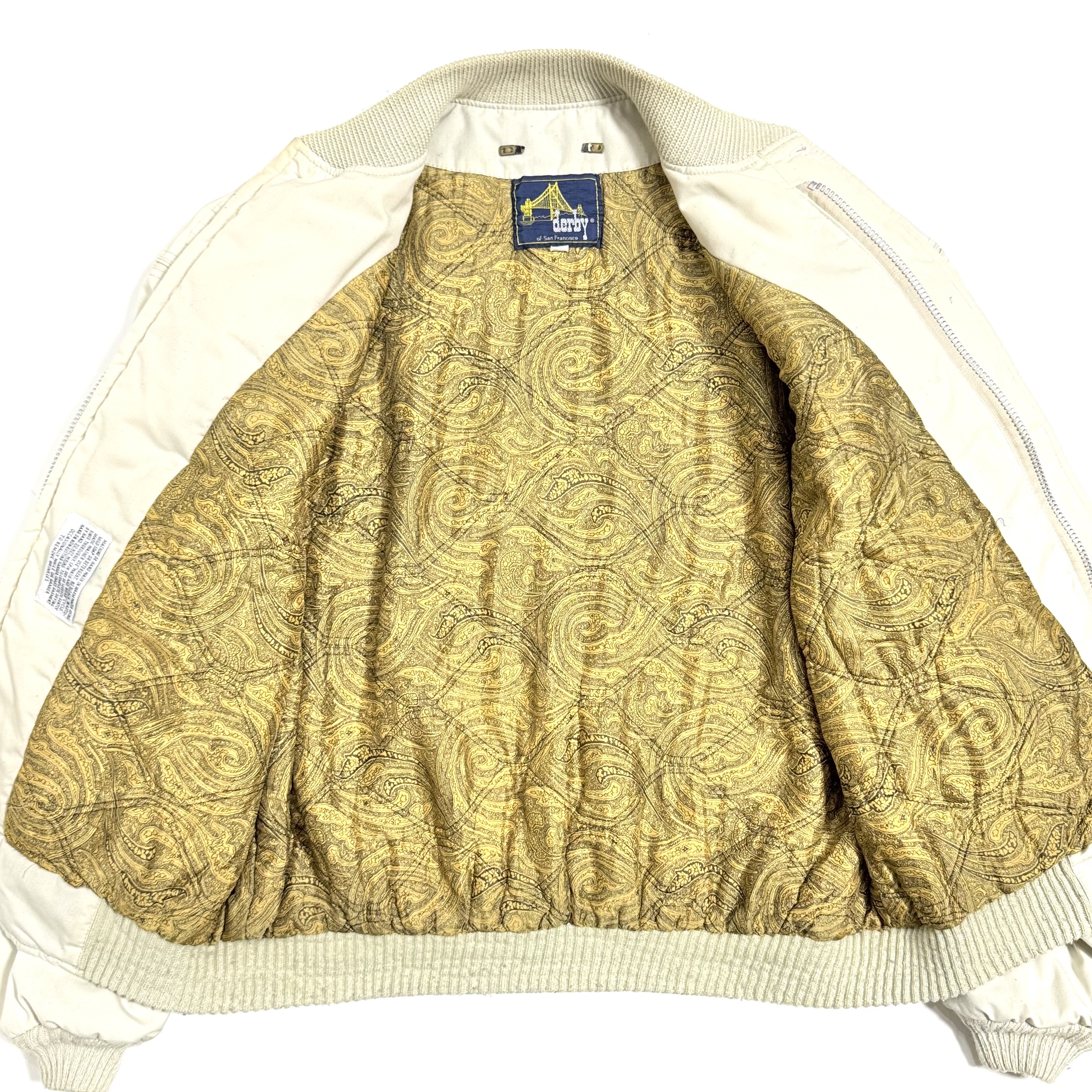 80s DERBY OF SAN FRANCISCO DERBY JACKET. | 古着屋【True