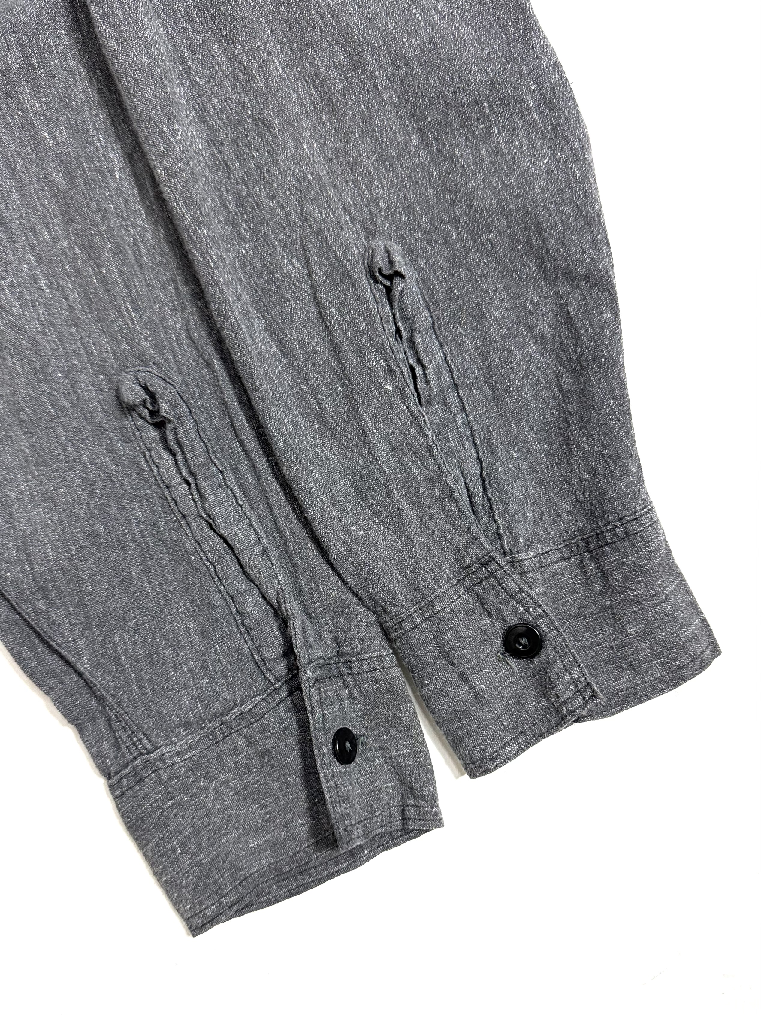 50s COAST WIDE BLACK CHAMBRAY SHIRT. | 古着屋【True vintage