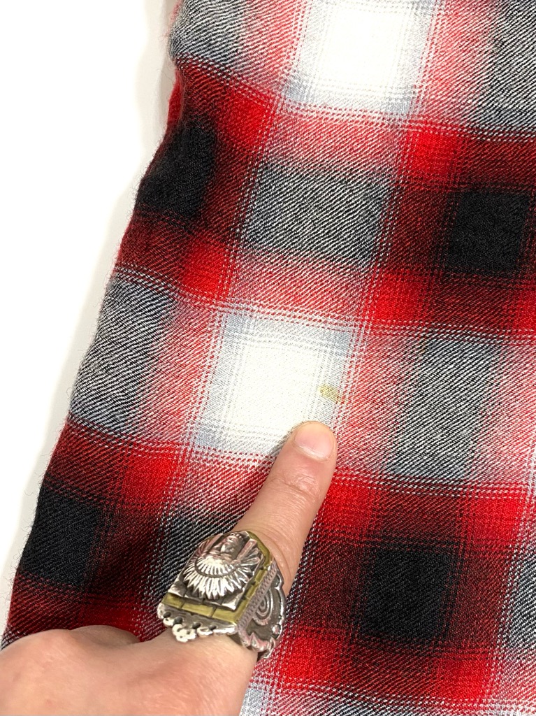 60s GAME AND LAKE SHADOW PLAID WOOL SHIRT. | 古着屋【True vintage ...