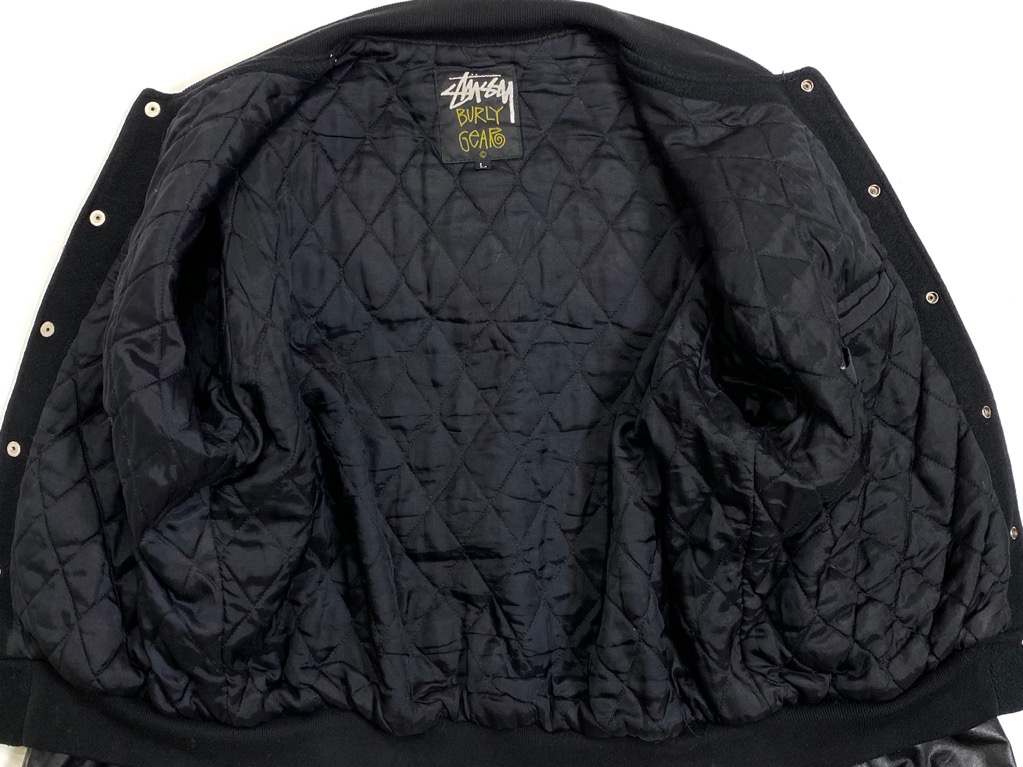 90s STUSSY VARSITY JACKET. | 古着屋【True vintage】ヴィンテージ 