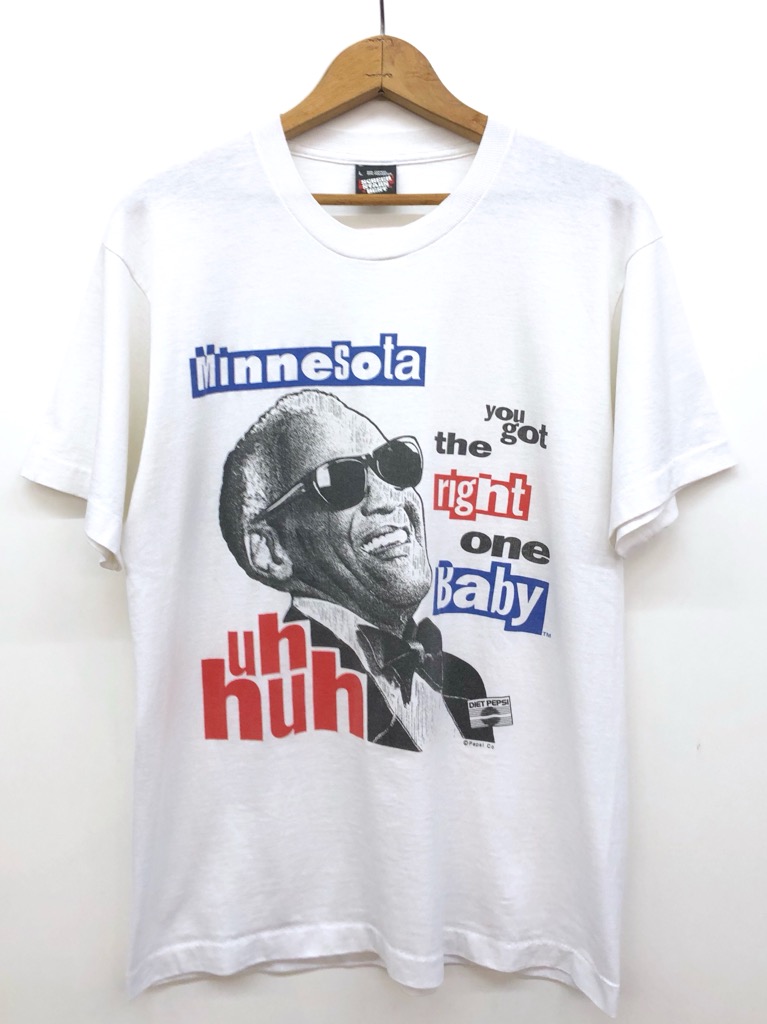 90s RAY CHARLES DIET PEPSI ADVERTISING Tee. | 古着屋【True