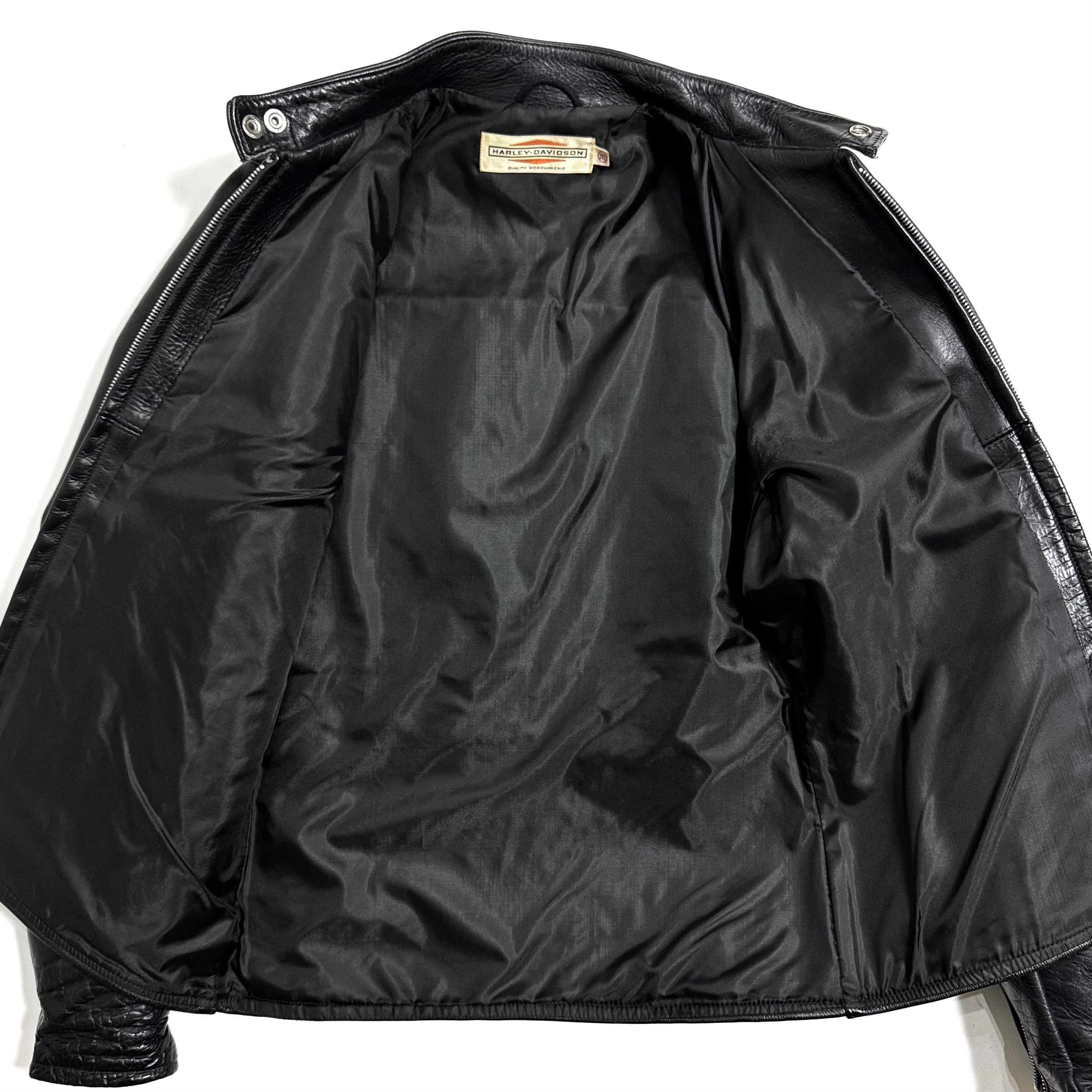 60s HARLEY-DAVIDSON シングルライダース 60s HARLEY DAVIDSON SINGLE RIDERS LEATHER JACKET SIZE ML