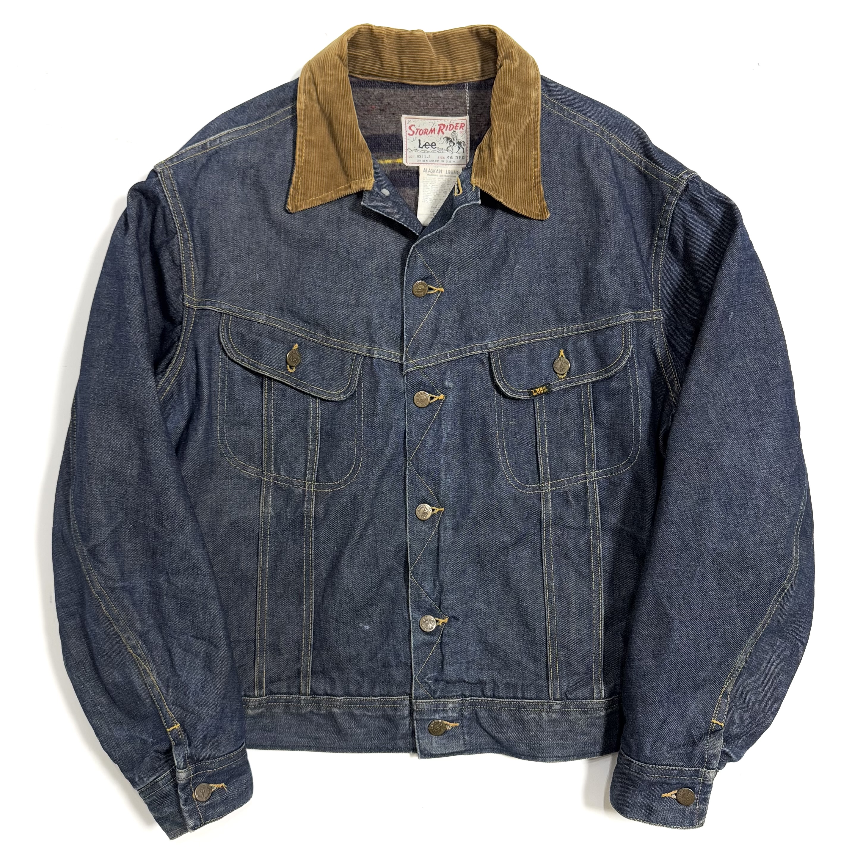 Lee 70s USA製 101LJ STORM RIDER ジージャン 70s Lee 101LJ STORM RIDER ストームライダー USA製 デニムジャケッ