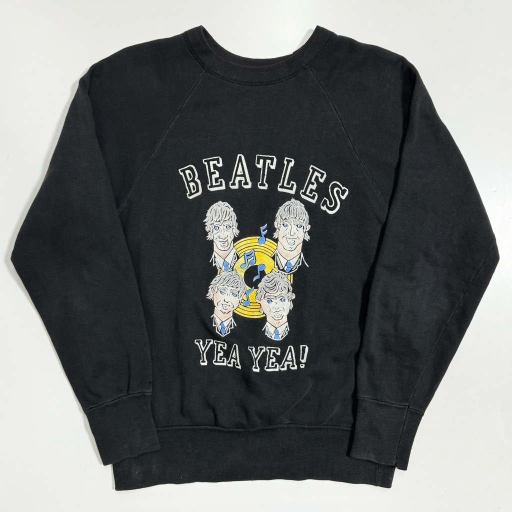 60s~ BEATLES COLOR FLOCKY SWEAT. | 古着屋【True vintage