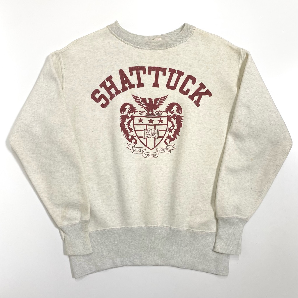 50s~ CHAMPION TWO-TONE COLLEGE SWEAT. | 古着屋【True vintage