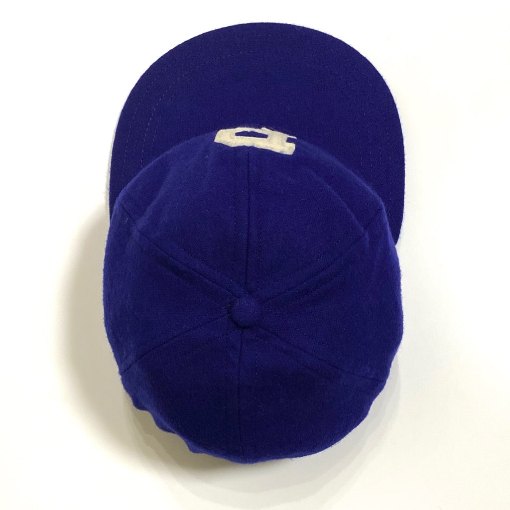 60s  ウール　ベースボールキャップ　パープル　デッドストック 60s DEAD STOCK WOOL BASEBALL CAP. | 古着屋【True vintage