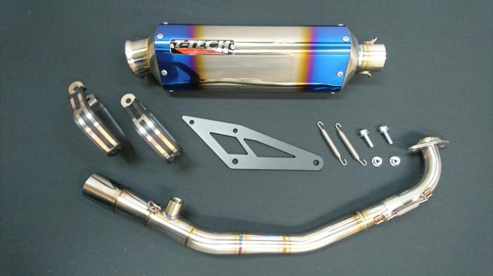 グリファス用180cc～230ccボアアップ対応レーシングマフラー | T-TECH