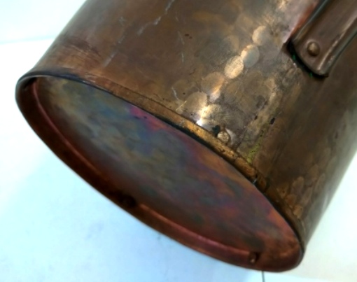 銅 火消し壺 小（槌目手作り） | 三木屋金物店‥昔ながらの良き金物