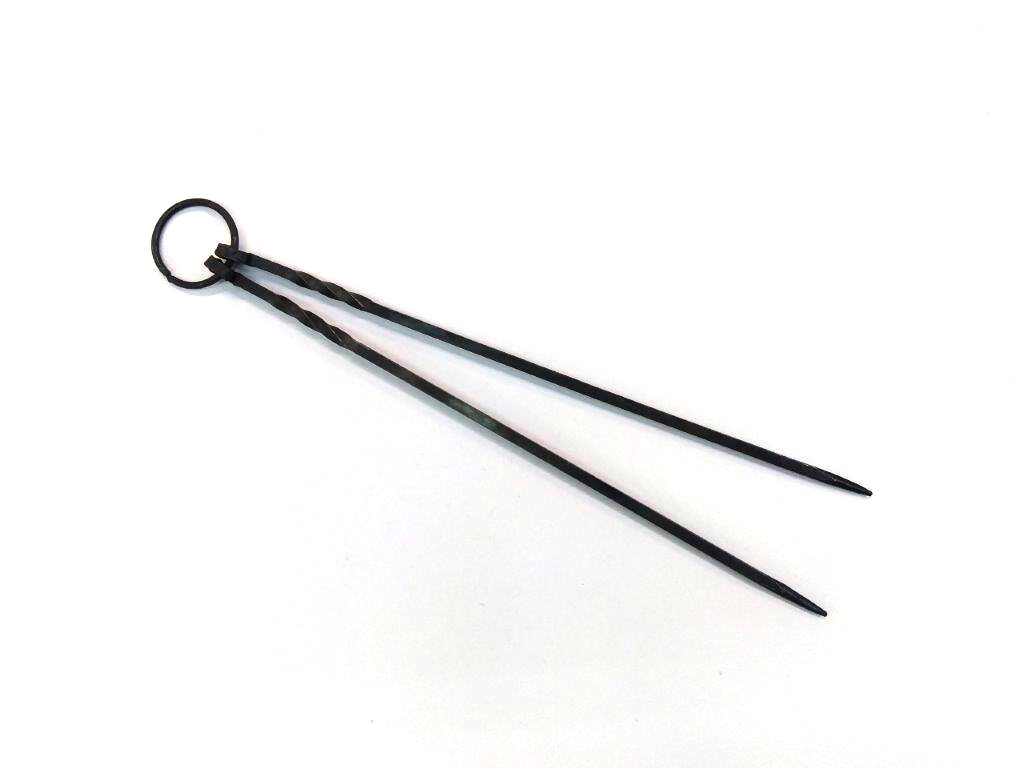 火箸、 茶道具 火箸（ひばし） 飾火箸 七宝象嵌鳥頭 木村 清五郎 | 千年の