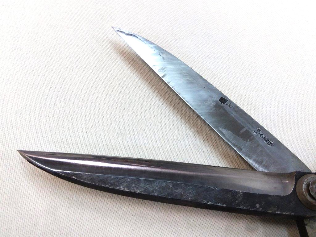 堺 多聞刃 別型（カエル）刈込鋏 5寸5分青鋼 | 三木屋金物店